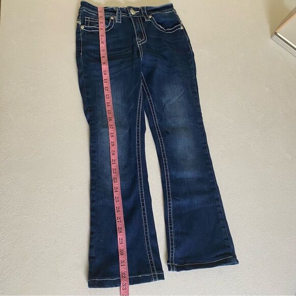 Fire & Rain Denim Jeans Women’s Size 3 Bootcut Dark Wash Embroidered Pocket - Picture 11 of 13